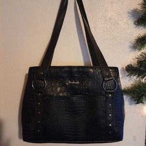 Homemade faux alligator skin purse, spacious, mother's Day gift, birthday,